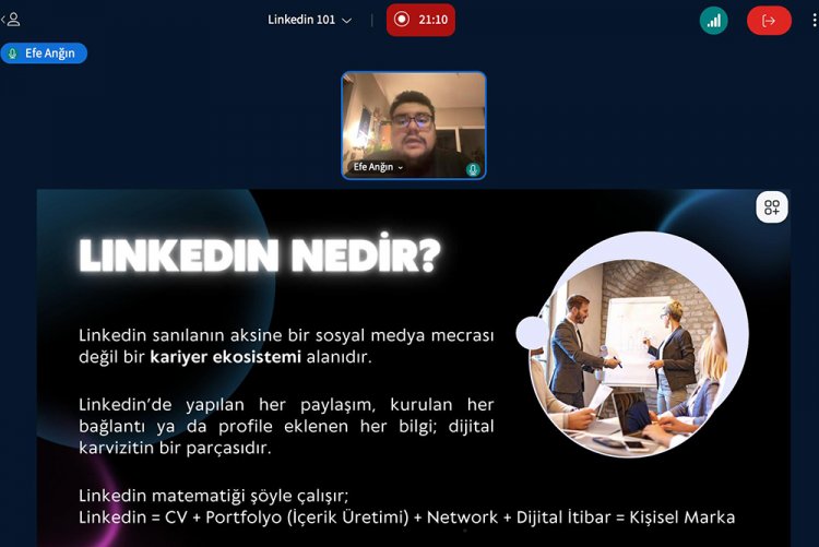   Yeni Medya Öğrencileri LinkedIn 101 Etkinliğinde Buluştu