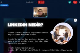   Yeni Medya Öğrencileri LinkedIn 101 Etkinliğinde Buluştu
